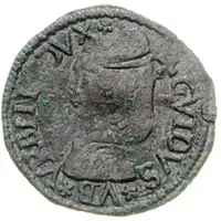 Quattrino - Guidobaldo I of Montefeltro Bust with hat