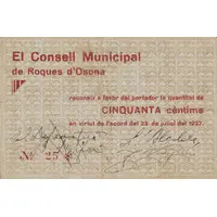 50 Céntimos Roques d'Osona