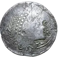 Tetradrachm Ringelkopfreiter mit Mundrosette Type