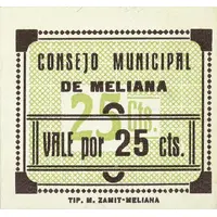 25 Céntimos Meliana