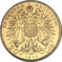 20 Corona - Francis Joseph I