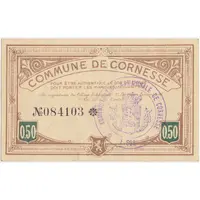 50 Centimes Commune de Cornesse