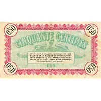 50 Centimes - Chambre de Commerce de Besançon et du Doubs 25