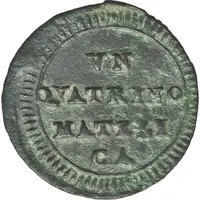 1 Quattrino - Pius VI