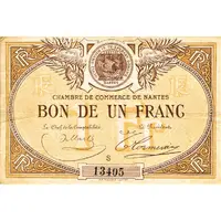 1 Franc - Chambre de Commerce de Nantes 44