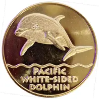 Medal - Osaka Aquarium Kaiyukan Pacific White-Sided Dolphin