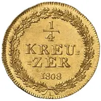 1/4 Kreuzer - Frederick William and Frederick August Gold Pattern