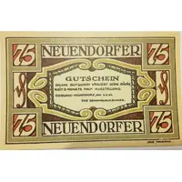 75 Pfennig Denkmalausschuss Neuendorf
