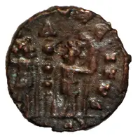 Follis - Constantinus II GLORIA EXERCITVS, Barbarous imitation