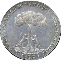 8 Reales - Agustín I Proclamation Coinage