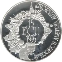 15 ECU - Austria`s accession to the EU