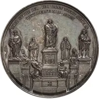 Medal - Establishment of the Luther monument Worms