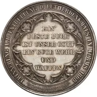 Medal - Establishment of the Luther monument Worms
