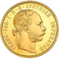 1 Florin - Francis Joseph I Pribram Mine, Restrike