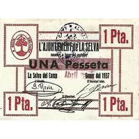 1 Peseta La Selva del Camp