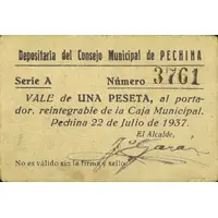 1 Peseta Pechina