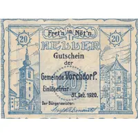 20 Heller Vorchdorf
