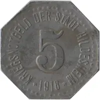 5 Pfennig - Hildesheim