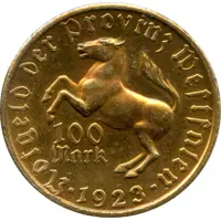 100 Mark - Westfalen Annette v. Droste-Hülshoff