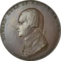 Medal Duke of Kent, Governor of Gibraltar