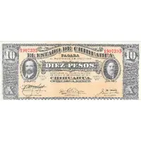 10 Pesos El Estado de Chihuahua