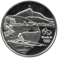 5 Reais Olympic Games Rio 2016 - Rowing / Pau-Brasil