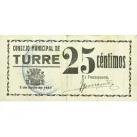 25 Céntimos Turre