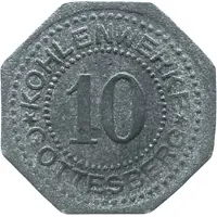 10 Pfennigs - Gottesberg Kohlenwerke