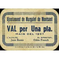 1 Peseta Margalef de Montsant