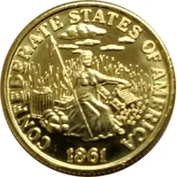 5 Dollars - Confederate States Restrike