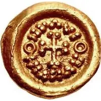 1 Tremissis Torso with ten sections, with B