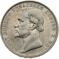 1 Vereinsthaler - Ernest II Silver Jubilee