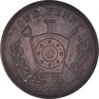 Masonic Penny - Hamilton Chapter No. 175 Hamilton, Ontario