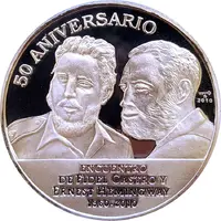 1 Peso Castro and Hemingway