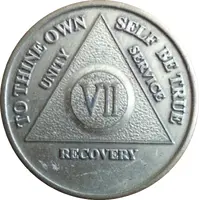 Token - Alcoholics Anonymous Sobriety 7 Year Anniversary