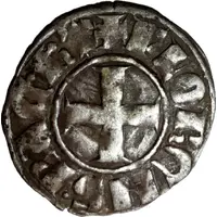 1 Denier - Florent de Hainaut 1289-1297