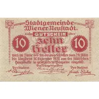 10 Heller Wiener-Neustadt