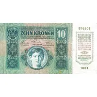 10 Kronen (CF stamp)