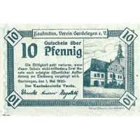 10 Pfennig Kaufmännischer Verein