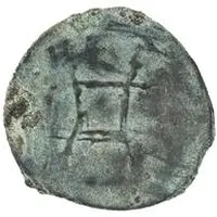 Unknown Æ Bukhara Sogd, facing left wearing cap, with tamgha