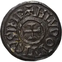 Denier - Louis I as emperor