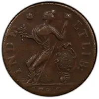 1/2 Penny - Copper 'African Head'