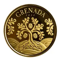 10 Dollars - Elizabeth II Nutmeg Tree