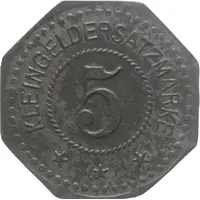 5 Pfennig - Oberhofen Kommandantur