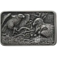 1000 Francs CFA Eagle family