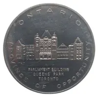 Medal - Tim Reid M.P.P. Scarborough East, Ontario