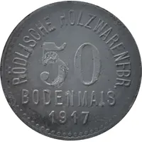 50 Pfennig - Bodenmais Rödlische Holzwarenfabr.