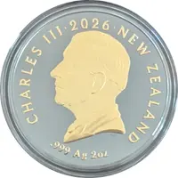 2 Dollars - Charles III 1st Portrait - Te Kiwi Nui
