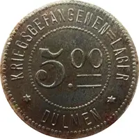 5 Mark - Dülmen Kriegsgefangenen-Lager