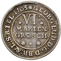 6 Mariengroschen - George Louis